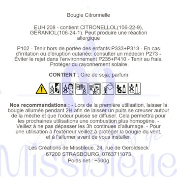 Bougie Citronnnelle – Image 5