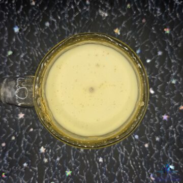 Bougie chope citron meringué haut