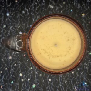 Bougie chope melon haut