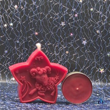 Bougie coffret astro belier face