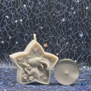 Bougie coffret astro capricorne face