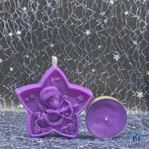 Bougie coffret astro sagittaire face
