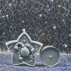 Bougie coffret astro scorpion face