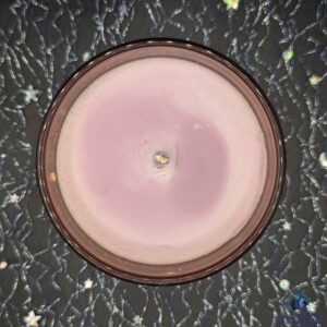 Bougie verre ambré figue pain épices haut
