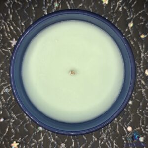 Bougie verre bois de santal haut