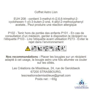 Clp coffret astro lion