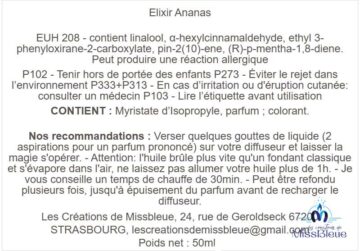 Clp elixir parfumé ananas
