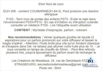 Clp elixir parfumé noix de coco