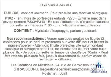 Clp elixir parfumé vanille des îles