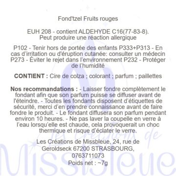 Clp fondtzel fruits rouges