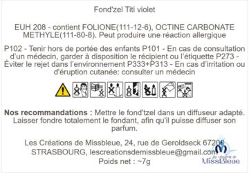 Clp fondtzel titi violet