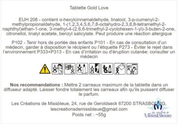 Clp tablette gold love