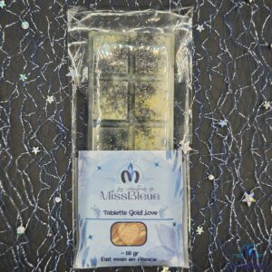 Fondant parfumé tablette gold love paquet