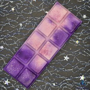 Fondant parfumé tablette violet ambré face
