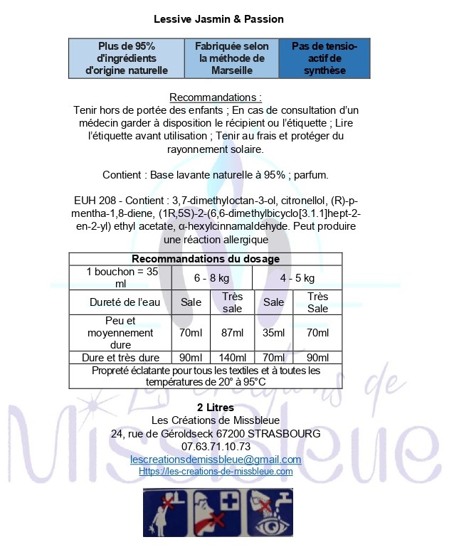 Lessive Jasmin / Passion – Image 3